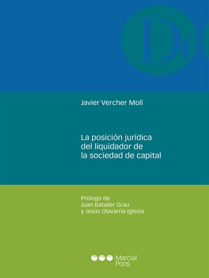 cover image of La posición jurídica del liquidador de la sociedad de capital